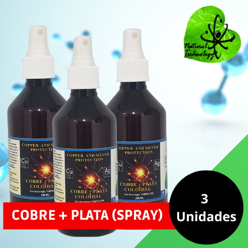 3 Pack Plata/Cobre (Spray)