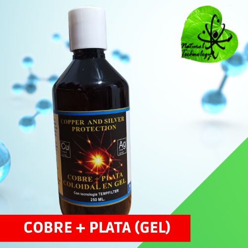 Cobre y Plata Coloidal (Gel)